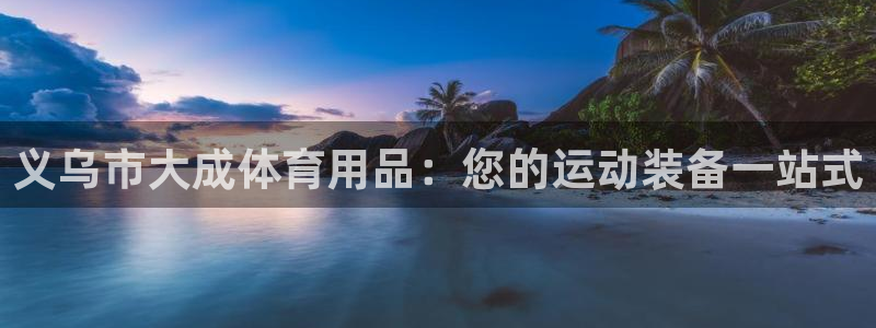 欧陆娱乐官网下载安装最新版苹果：义乌市大成体育用品：