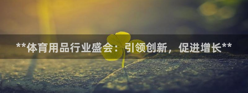 欧陆娱乐官网网址是多少：**体育用品行业盛会：引领创
