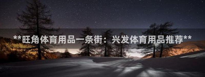欧陆娱乐挂机项目：**旺角体育用品一条街：兴发体育用