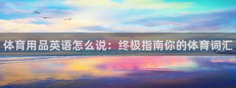 欧陆娱乐测速软件下载：体育用品英语怎么说：终极指南你