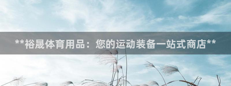 欧陆娱乐登录测速软件：**裕晟体育用品：您的运动装备