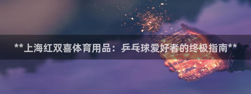欧陆娱乐游戏：**上海红双喜体育用品：乒乓球爱好者的