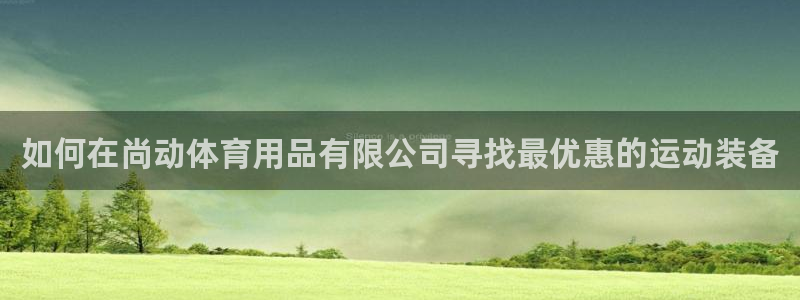 欧陆娱乐共创美好时刻：如何在尚动体育用品有限公司寻找
