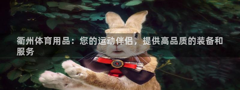 欧陆娱乐代理多少个点位：衢州体育用品：您的运动伴侣，