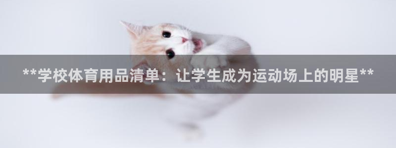 欧陆娱乐能赚钱吗知乎：**学校体育用品清单：让学生成