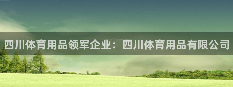欧陆娱乐app下载安装：四川体育用品领军企业：四川体育用品有