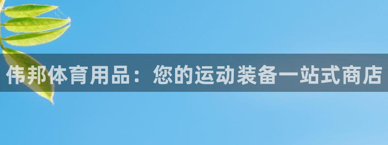 欧陆娱乐有限公司怎么样：伟邦体育用品：您的运动装备一站式商店